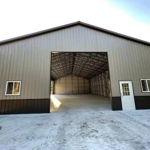 Maison Moderne Usine de Préfabrication Hangars de Stockage Structures Extérieures Structure en Acier Corps - Product Image 5