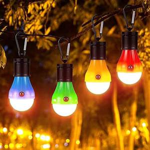 Lanterne LED pour tente de camping, <span class=keywords><strong>ampoule</strong></span> d'urgence portable super lumineuse, étanche, avec crochet de fixation pour la randonnée, les fêtes - Product Image 3