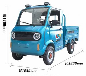 Technologie de pointe, mini camion électrique 4 roues 72v 4kw haute puissance, simple transmission, sièges en cuir, éclairage LED, écran tactile pour adultes - Product Image 2