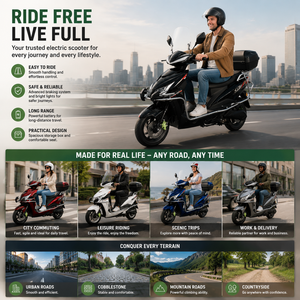Moto électrique adulte Zhanlang 2024 à deux places, moteur 1000W, pour répondre à différents besoins de conduite - Nouveauté 2024, Vente Flash - Product Image 6