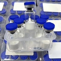 Poudre de peptide GHK-CU lyophilisée à base de plantes, haute pureté 99,9 %, technologie sous vide, réparation cutanée, 50 mg, sûre et écologique