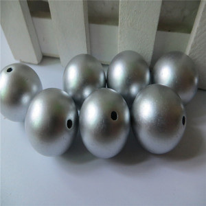 Venta al por mayor de fábrica, abalorios redondos Lucite calientes, cuentas sueltas mate focal esmeriladas, varios colores DIY para accesorios de fabricación de joyas - Product Image 3