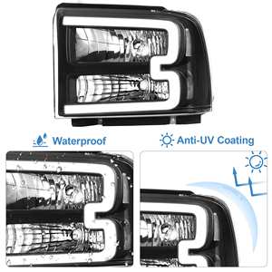 Nouveaux phares pour 2005-2007 <span class=keywords><strong>Ford</strong></span> F250 F350 F450 F550 Super Duty/2005 <span class=keywords><strong>Ford</strong></span> Excursion LED automobile - Product Image 4