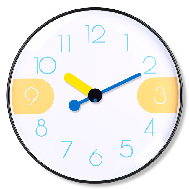 Wholesale 12-Inch Digital Plastic Quartz Wall Clock Customized Simple Modern Luxury Silent Battery Operated Living Room