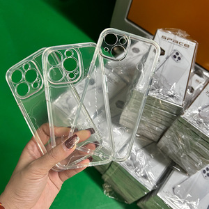 Custodia per telefono trasparente trasparente in acrilico per Iphone 16 15 14 13 12, per redmi 12C, per <span class=keywords><strong>samsung</strong></span> S21 S22 S23 S24 - Product Image 5