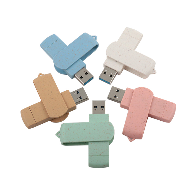 128GB Type C Dual Pendrive Custom USb Flash Drives 3.0 Memorial Support for Apple and Samsung Smartphone