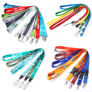 Thiết Kế Lụa Dệt Thăng Hoa Cổ Tùy Chỉnh In Keychain <span class=keywords><strong>Polyester</strong></span> Thăng Hoa Dây Buộc Cổ Dây Buộc Với Logo OPP Túi 100Pcs - Product Image 6