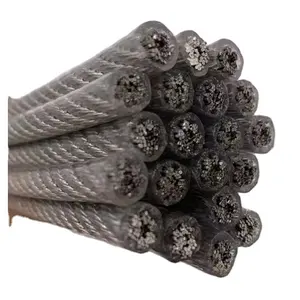 산업용 PVC 아연 도금 강판 와이어 로프 다사양 플라스틱 코팅 생산 라인