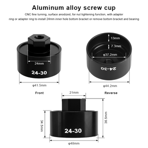 RIDERACE Kit de Herramientas de Instalación, Soporte Inferior para Bicicleta de Montaña y Carretera, <span class=keywords><strong>Extractor</strong></span> de Rodamiento BB, Juegos de Herramientas de Prensa - Product Image 3
