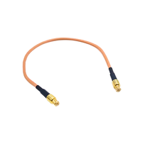 Câble coaxial personnalisé de 20 cm avec connecteur MCX droit, type RG316, pour applications industrielles à haute fréquence