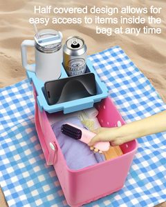 <b>Cup</b> Holder Compatible with X <b>Large</b> Bogg Bags EVA Tray Accessory with <b>Cup</b> Holder Sand Waterproof Organizer for Stanley 40oz - Product Image 2