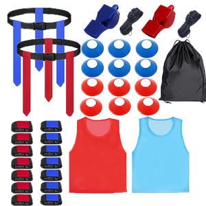 Cinturones Desmontables para Flag Football con Hebilla de Aire, Cintas Multicolores, Equipo de Fútbol Americano para Entrenamiento de Niños y Adultos - Product Image 1