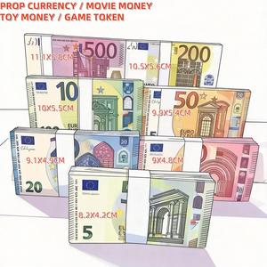 Argent factice de haute qualité, <span class=keywords><strong>euro</strong></span>-geld, dinero de <span class=keywords><strong>euro</strong></span>, <span class=keywords><strong>billet</strong></span> <span class=keywords><strong>euro</strong></span>, vrai <span class=keywords><strong>euro</strong></span> pour film, vidéo, fête, Pâques, Halloween, mariage - Product Image 2