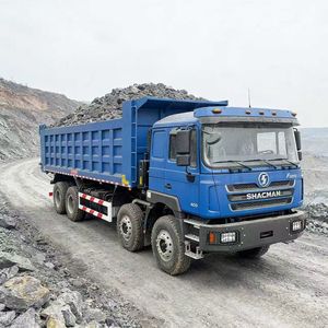 Camion benne Shacman F3000 8x4 40 tonnes en bon état, moteur diesel Euro 2, boîte de vitesses rapide, direction à gauche - Product Image 1