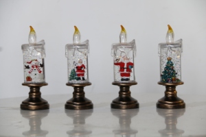 Nouveautés : Bougies LED en plastique blanc chaud 1L, écologiques, lumières décoratives pour table de Noël, lumières pour la décoration de la maison et des fêtes - Product Image 3