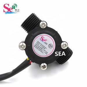 Capteur de débit d'eau en plastique noir SEA YF-S201B G1/2, matériau POM, niveau de liquide, débitmètre d'eau <span class=keywords><strong>magnétique</strong></span> - Product Image 4
