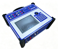 Ensemble professionnel de test d'injection de courant secondaire six phases, calibrateur de relais six phases, testeur de relais de courant pour le test de relais