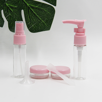 6Pcs Perjalanan Perjalanan Bisnis Mini Portable Tahan Lama Dapat Digunakan Kembali Kosong Botol Kosmetik Set