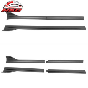 Jupes latérales style IKON V3 en fibre de carbone mate pour Tesla Model Y 2020-2025 - Product Image 3