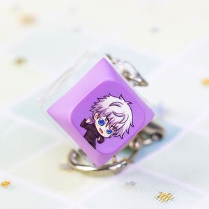 Botón de Teclado de Plástico Estilo Anime con Interruptores Luminosos Antiestrés, Llavero Personalizado con Logotipo, Clicker Fidget para Regalos de Bienvenida - Product Image 2
