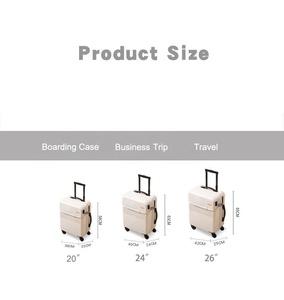 Maleta con ruedas personalizada para jóvenes, maleta rígida de 20, 22, 24 y 26 pulgadas con ruedas dobles, bloqueo TSA, Maleta ligera con ruedas giratorias para PC - Product Image 2