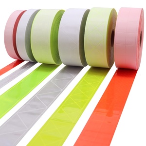 Khả năng hiển thị cao PVC Băng phản chiếu vật liệu phản chiếu cho cảnh báo may trên quần áo an toàn - Product Image 2