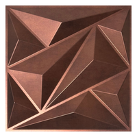 Panneau mural 3D en PVC de haute qualité |   Panneau d'accentuation intérieur moderne pour salle de bain et hôtel, texturé, antistatique, léger et durable
