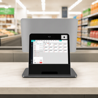 Terminale POS Android All-in-One con Schermo Touch da 15,6 Pollici, Stampante per Fatturazione, NFC e Registratore di Cassa per Piccole Imprese