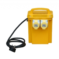Transformador de Potencia Toroidal de Aluminio Monofásico de Alta Resistencia de 1650VA, 230V a 110V, Portátil