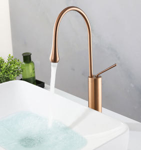 Modern Upgraded Brass Faucet, Round Gold Rotatable Outlet Pipe, Basin Faucet, Hot and Cold Basin Mixer - Product Image 3