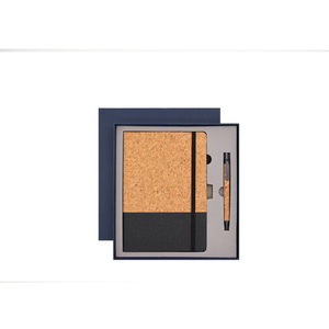 2023คอร์กโน้ตบุ๊คพร้อมชุดปากกาไม้ก๊อกเป็นมิตรต่อสิ่งแวดล้อมของขวัญส่งเสริมการขายโลโก้ตามสั่ง - Product Image 4