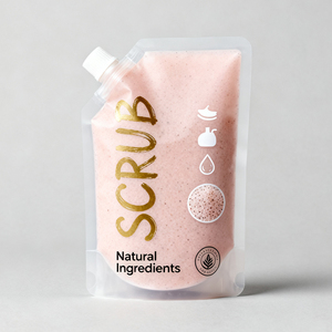 Mặt Kem cơ thể Lotion mặt chà mặt nạ spouted đứng Túi bóp vòi phun <span class=keywords><strong>Pouch</strong></span> ống đồng in độ ẩm bằng chứng Blush - Product Image 1