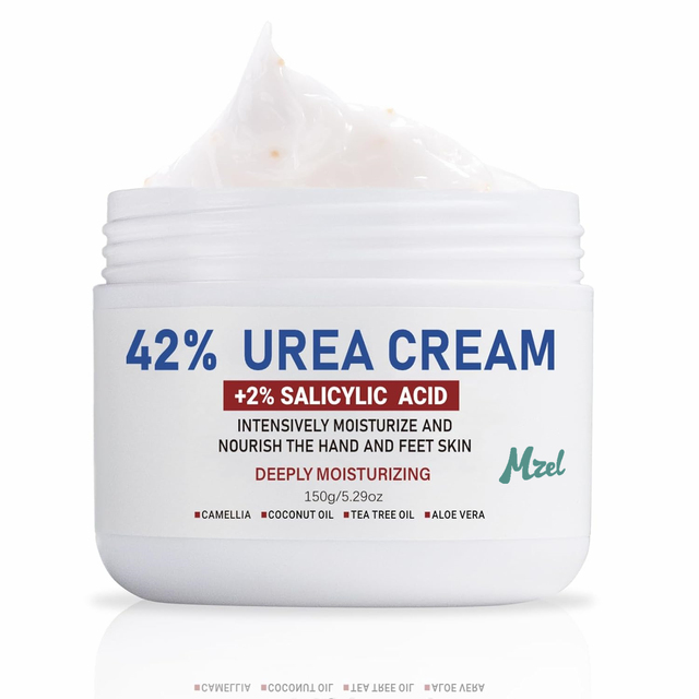 Private Label Urea Cream Salicylic Acid Moisturizer for Dry Cracked Body Heels Knees Elbows Hands Repair Treatment