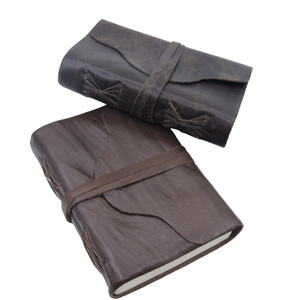 Personalized A5 Genuine <b>Leather</b> Travel Journal Handmade Vintage Hardcover <b>Refillable</b> Writing <b>Notebook</b> Diary Gift Box - Product Image 2