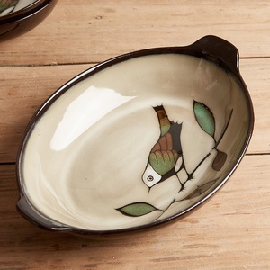 ชุดเครื่องครัวเซรามิกสไตล์ยุโรปเพ้นท์ลายด้วยมือ สีเคลือบใต้ผิวแบบชนบท สำหรับใช้ในครัวเรือน ร้านค้า ขายส่ง และงานเลี้ยง - Product Image 4