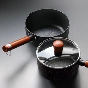 <strong>Japanese</strong> Household Small Stockpot with Non-Stick Maifan <strong>Stone</strong> Glass Cover Milk <strong>Pot</strong> - Product Image 1