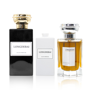 Best Selling Square Perfume Bottle Red <b>Black</b> 50Ml 35ml Perfume Glass Bottle Luxury Perfume Bottle With Gift <b>Box</b> Packaging - Product Image 5