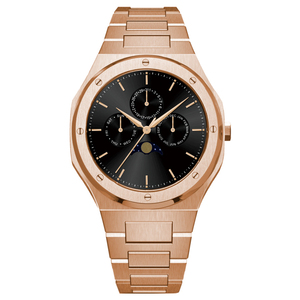 Orologi Amber Time, Orologi da Uomo Pin Time, Cronografo con Fasi Lunari in Acciaio Inossidabile - Product Image 2