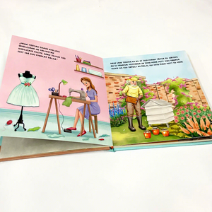 Directement de l'usine |   Impression sur demande personnalisée |   Livres cartonnés colorés de haute qualité, reliés cousus, avec couverture plastifiée, pour <span class=keywords><strong>histoires</strong></span> illustrées - Product Image 4