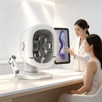 Mesin Analisis Kulit 3D Desktop Grosir Pabrik, Pemindai Kulit Wajah OEM Logo Kustom untuk Salon Kecantikan Spa