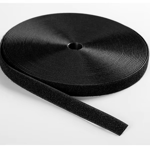 ブレンドナイロン1-20CM黒と白の色を厚くしたベルクロフックとループ表面粗い表面メーカー卸売 - Product Image 1