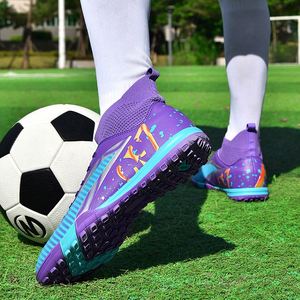 Botas de fútbol OEM de fábrica para jóvenes con opciones FG/TF, transpirables, de tejido elástico, para entrenamiento y partido - Product Image 6