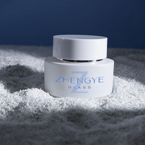 عبوة فاخرة دائرية فارغة قابلة لإعادة الملء 30 جرام 50 جرام بتصميم مخصص مع غطاء - Product Image 5