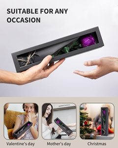 ดอกกุหลาบอมตะสีม่วง <span class=keywords><strong>MC</strong></span> Long Lasting Stabilized บรรจุกล่อง ของขวัญสำหรับวันรับปริญญา อีสเตอร์ วันแม่ วันวาเลนไทน์ - Product Image 5