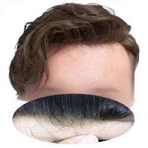 Peluca de Cabello Humano Virgen Remy Indio al por Mayor con Base de PU Ultrafina para Hombre - Toupee - Product Image 2