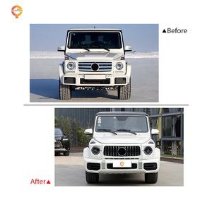 AMG xe Bumper G500 w463 nâng cấp lên w464 G63 g Wagon body Kit 1:1 Facelift Bộ dụng cụ 2008-2019 với lưới tản nhiệt mui xe Fender cản trước - Product Image 3