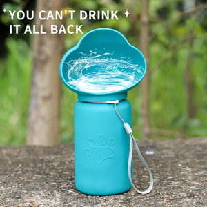 Bouteille d'eau portable pliable pour chien, idéale pour les voyages et les activités de plein air, distributeur d'eau pour animaux de compagnie en gros - Product Image 4