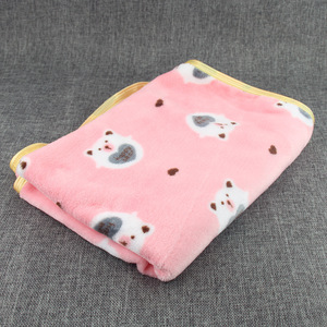 Pet Blanket Coral Fleece 60x90cm <b>Soft</b> Warm <b>Dog</b> Mat Polka Dot Pattern For <b>Dogs</b> - Product Image 5
