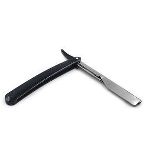 มีดโกนหนวดสำหรับร้านตัดผมแบบพับได้ทำจากสเตนเลสสตีล<span class=keywords><strong>คม</strong></span>ขอบแหลมคม - Product Image 4