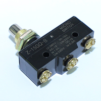 Micro-interrupteurs SPDT 3 broches OFF-(ON) 15A 250VAC IP40 -25°C~+85°C, bouton-poussoir sans levier